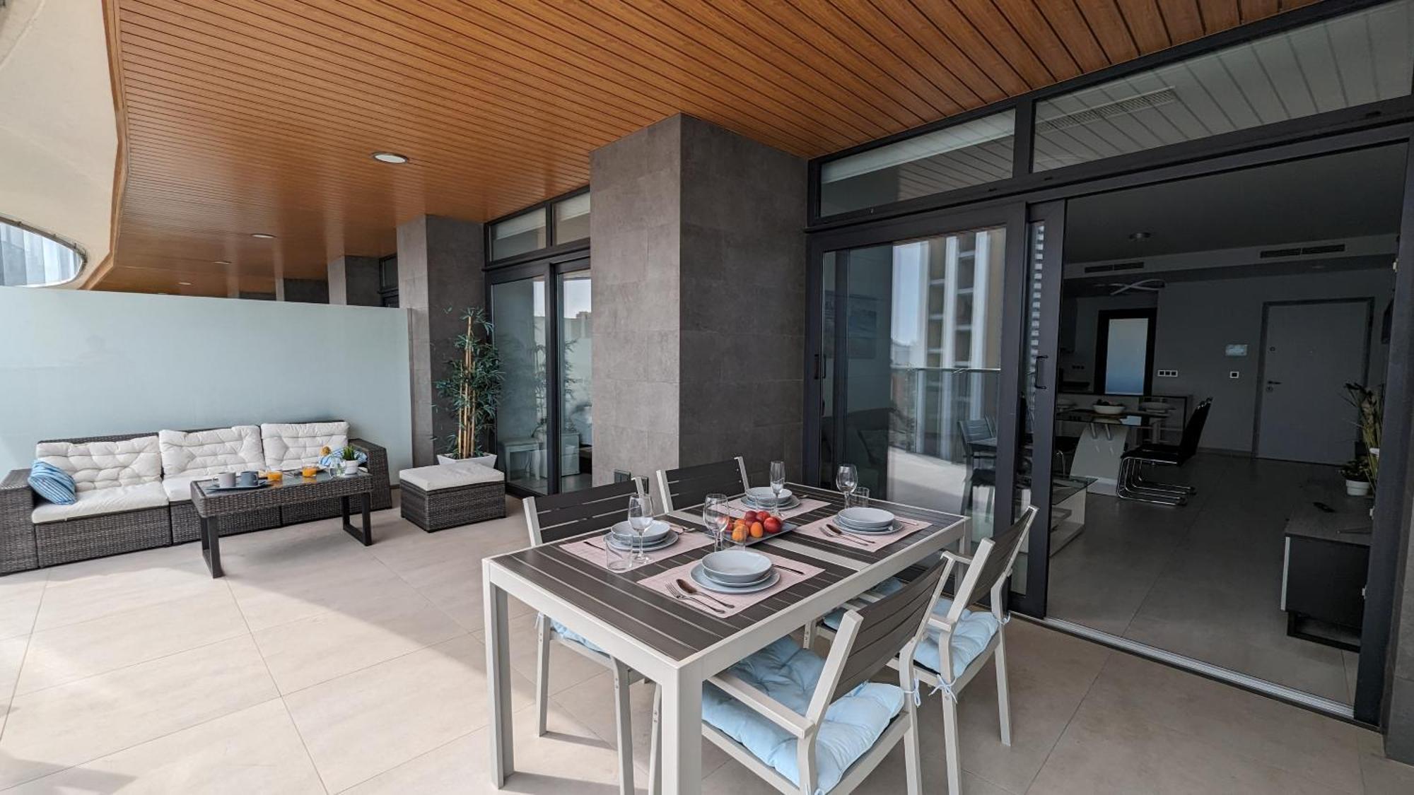 Sunset Waves Sea View Apartments Benidorm Exterior foto